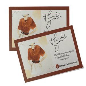 Thank you Insert Cards